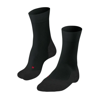 Imagen de FALKE TE4 M So algodón antiampollas 1 par, Calcetines de tenis Hombre, Negro Black 3000, 44 45