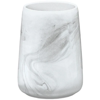 Imagen de Gedy Marble Vaso, Gres, Gris Antracita, 7.8x7.8x10.5 cm