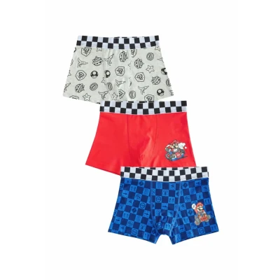 Imagen de Next License 3 PACK Regular FIT Culotte para niños, Talla: 7 8a, Mario