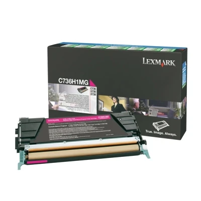 Imagen de Lexmark C736H1MG toner magenta XL