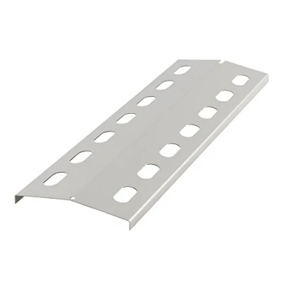 Imagen de BBQ TORO Placa de Calor Acero Inoxidable para Barbacoa Gas 12 x 37,5 cm Color Plata Distribuidor Llama Repuesto Tapa Quemador Cubierta Parrilla Piezas