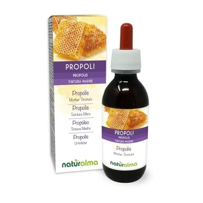 Imagen de Propóleo (Propolis) resina Tintura Madre sin alcohol Naturalma Extracto líquido gotas 120 ml Complemento alimenticio