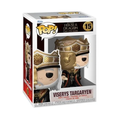Imagen de Funko Pop! TV: House of The Dragon Masked King Viserys Targaryen 1/6 de Probabilidades Obtener la RARA Variante Chase Figura Vinilo Coleccionable Idea Regalo TV Fans