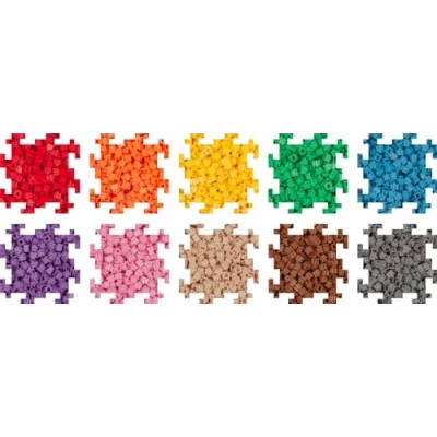 Imagen de Cefa Toys Pix Brix Pixel Art,Juguete de construcción en Horizontal,Vertical y Diagonal,CREA mosaicos,Figuras 2D 3D, 500 Piezas Negras,Compatible con Otras Marcas,Niños a Partir los 6 años.