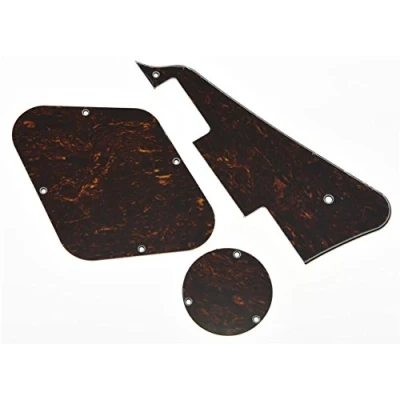 Imagen de KAISH Golpeador de tortuga, color rojo y negro para placa interruptor trasera Gibson Les Paul