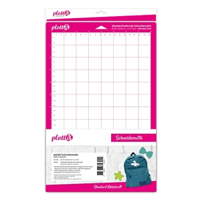 Imagen de plottiX Alfombrilla de Corte, Magenta, 20,32 x 30,48 cm
