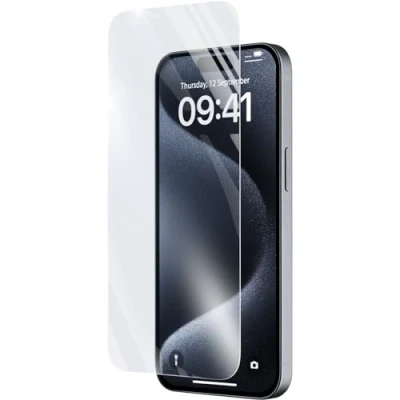 Imagen de Protector pantalla CellularLine TEMPGLASSIPH15, Para Apple iPhone 15 / PRO, Vidrio templado, Transparente