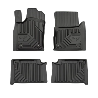 Imagen de FROGUM No. 77 77408616 Juego de alfombrillas suelo Caucho delante y detrás 4 negro Adaptado JEEP: GRAND CHEROKEE