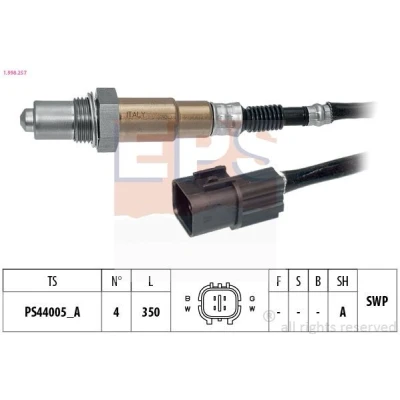 Imagen de EPS 1.998.257 Sonda lambda Made in Italy OE Equivalent térmico, plana, Rosca engrasada HYUNDAI: i30 I Hatchback, Familiar, KIA: CARENS 3