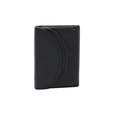 Imagen de Cartera con Bloqueo RFID Protección de información privada, Monedero pequeño para señores y señoras, Piel auténtica, Negro &#039;&#039;LEAS Mini Edition&#039;&#039;