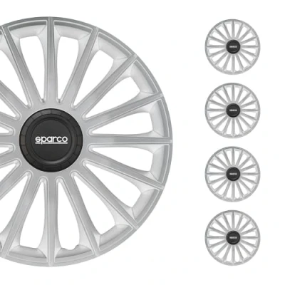 Imagen de SPARCO Treviso SPC1593SV Tapacubos 15in plata
