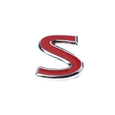 Imagen de Gwxvece Red S Metal Emblem Badge Sticker para Infiniti Q50 Q50L Q30 Q70 Car Stickers