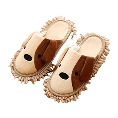 Imagen de Unisexo Mop Zapatillas De Limpieza Suelos Microfibra Reutilizables Zapatos,26cm