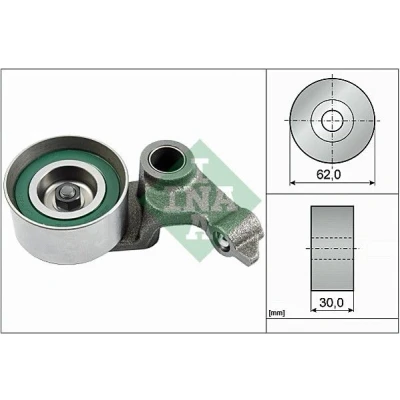 Imagen de INA 531 0643 20 Polea tensora, correa dentada TOYOTA: RAV4 II SUV, Corolla VIII Compact, IX Hatchback