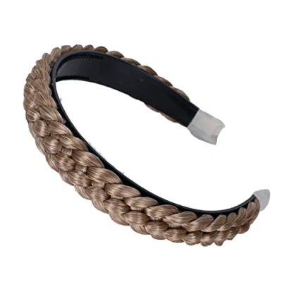 Imagen de CAISHA Diadema Trenzada Tocado Accesorios Para El Cabello Pedazo De Mezcla Rubia HR3