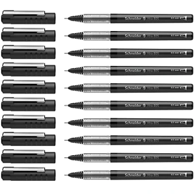 Imagen de Schneider Xtra 805 0.5mm Rollerball Pen Black (Pack of 10)