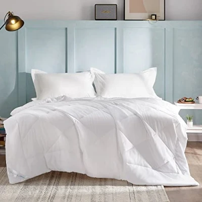 Imagen de WAVVE Edredón Relleno Nórdico 240x260 cm para Cama 160/180/200, de Fibra 150gr/m², Suave, Transpirable Primavera y Verano (260x240 cm)