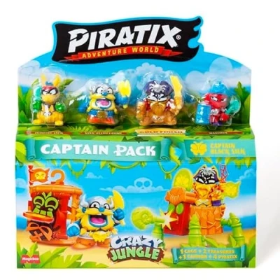 Imagen de Juego Magicbox Piratix Crazy Jungle Captain Pack 1x12, Aleatorio