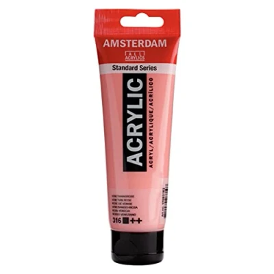 Imagen de Amsterdam Standard Series Colores Acrílicos Tubo 120 ml Rosa Venecia 316 (17093162)