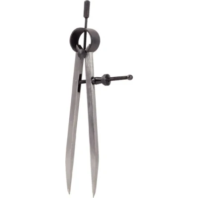 Imagen de KS Tools 300.0402 Compás de puntas precisión con resorte, 138 mm