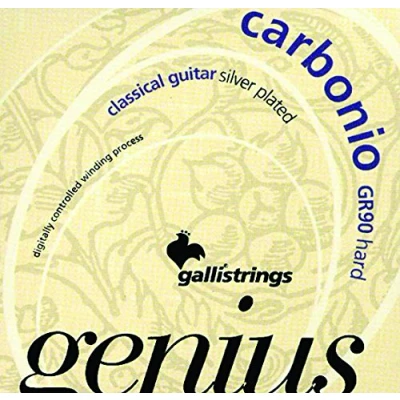 Imagen de CUERDAS GUITARRA CLASICA Galli (GR90) Genius Carbonio (Tension Fuerte) (Juego Completo)