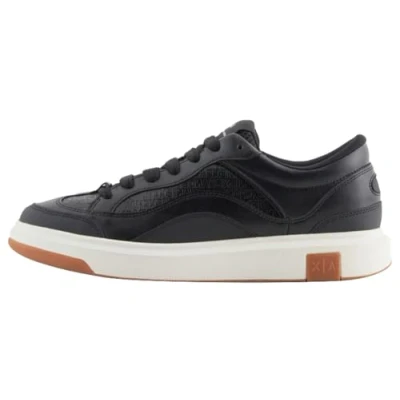Imagen de Armani Exchange Logotipo Venice, Debossed, Chunky, Zapatillas Hombre, Negro, 41.5 EU