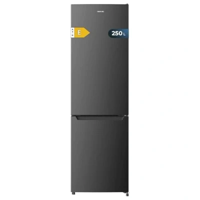 Imagen de Cecotec Frigorífico Combi Bolero CoolMarket 250 Dark E. Clase Energética E Inox Oscuro 180X55Cm, 250L, No Frost, Multi Air Flow Y Cajón Humidity Box