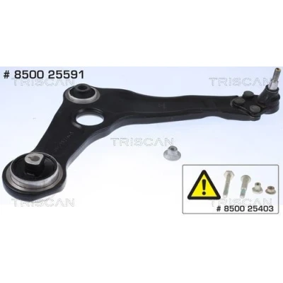 Imagen de TRISCAN 8500 25591 Barra oscilante, suspensión de ruedas con rótula suspensión/carga, apoyo caucho Brazo oscilante transversal