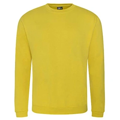 Imagen de Pro RTX Sudadera unisex de trabajo manga larga para hombre y mujer Camiseta el día a cómoda elegante Talla S 7XL, amarillo,