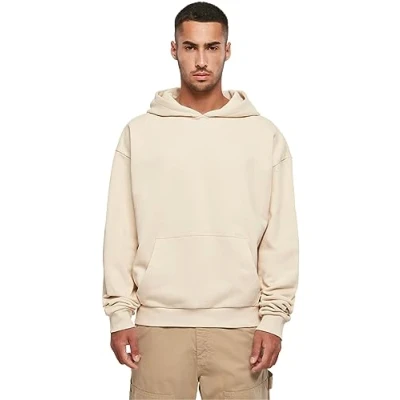 Imagen de Build Your Brand Ultra Heavy Cotton Box Hoody Sudadera con Capucha, Arena, XXXXL para Hombre