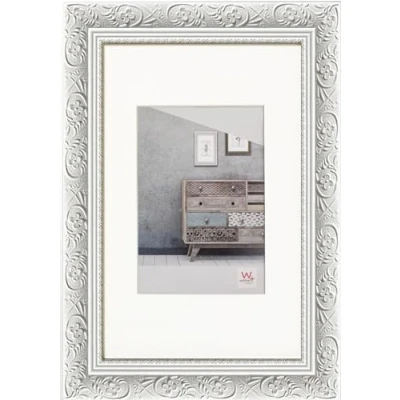 Imagen de Walther Design CR050W Barock, Marco de madera, blanco, 40 x 50 cm