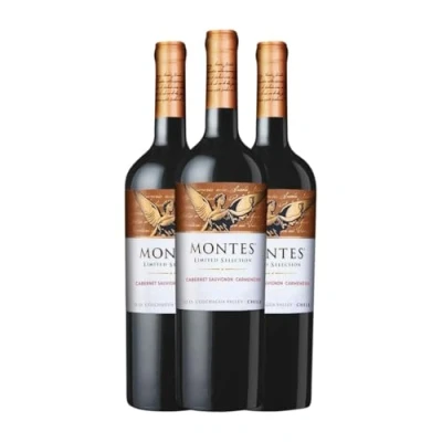 Imagen de Montes Limited Selection Cabernet Sauvignon Carmenère Valle Central 75 cl Vino tinto (Caja de 3 Botellas cl)