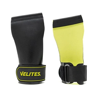 Imagen de Velites I Calleras Quad Ultra Sin Magnesio para Atletas de Crosstraining o Gimnasia Mejora Tus Resultados y consigue Objetivos Talla XL Color Negro.