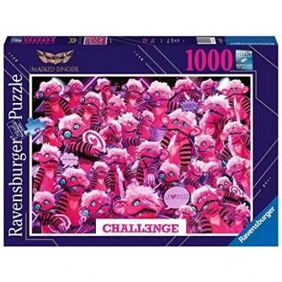 Imagen de Ravensburger TMS: Challenge Puzzle Monsterchen Other License Monstruos, Color Amarillo (16771)