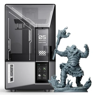 Imagen de ELEGOO Mars 5 Ultra 9K Impresora 3D de Resina, 150mm/h Alta Velocidad Impresión, Nivelación Automática Inteligente, Detección WiFi Transfer,153,36 x 77,76 165 mm3