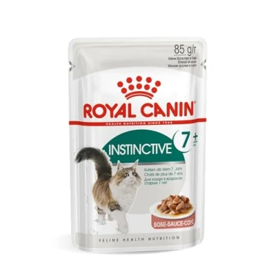 Imagen de Royal Canin Instinctive +7, Comida para Gatos Paquete de 12 x 85 gr Total: 1020