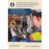 Imagen de montaje de elementos y equipos instalaciones eléctricas baja tensión en edificios. ELES0208 Operaciones auxiliares ... edificios (SIN COLECCION)