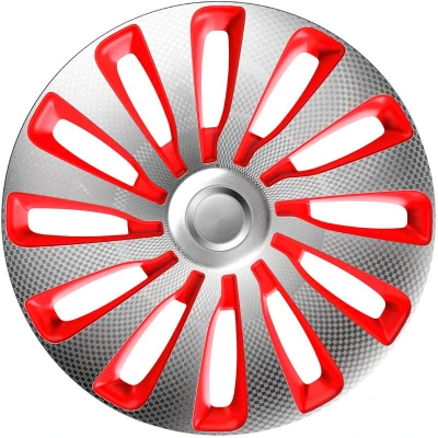 Imagen de J TEC Sepang J17533 Tapacubos 17in rojo/plata, carbón