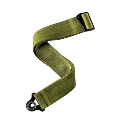 Imagen de D&#039;Addario 50BAL08 Auto Lock Guitar Strap Acoustic &amp; Electric Accessories Easy to Use Locking Straps Uses Existing Buttons Nylon Moss, 89 151 cm