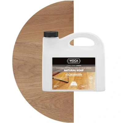 Imagen de Woca Jabón natural para parqué (2,5 L), color blanco