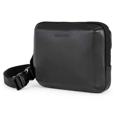 Imagen de Berliner Bags bandolera Premium Toni, Bolso pequeño de piel para hombre y mujer Negro, Negro
