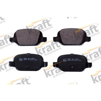 Imagen de KRAFT 6011551 Juego de pastillas freno Eje trasero FIAT: 500 Hatchback, Doblo I Cargo, Punto II ABARTH: / 595 695 Hatchback