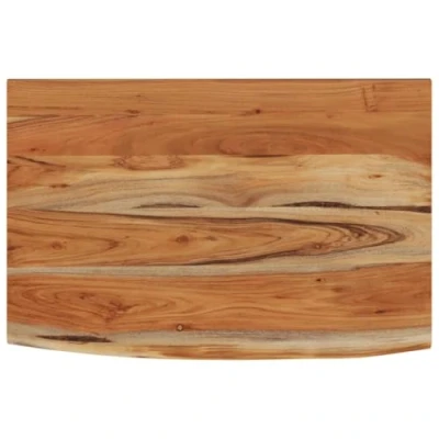 Imagen de vidaXL Estante Pared Rectangular Madera Acacia Borde Vivo 60x40x2,5 cm
