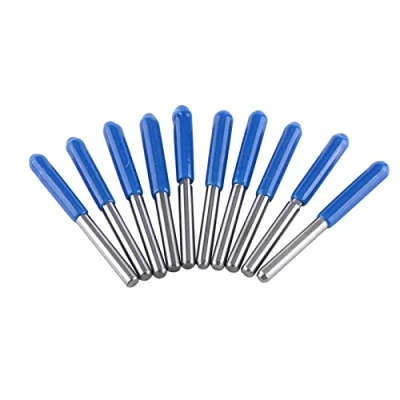 Imagen de 10 unids 3.175mm / 1/8 &quot;End Mill CNC Fresas Rectas Dobles Flautas Herramientas de Corte