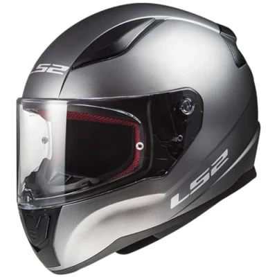 Imagen de LS2, Casco integral moto RAPID II solid mat titanium, M