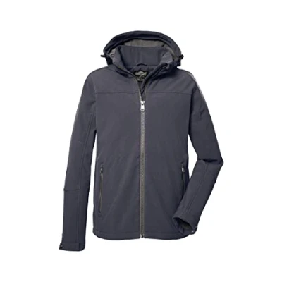 Imagen de killtec Hombres Chaqueta softshell para hombre con cálido forro polar interior Herren Softshelljacke, anthrazit, 41114 000