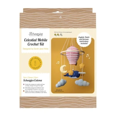 Imagen de Scheepjes Kit de Crochet Móvil Colgante Celestial 1 Juego