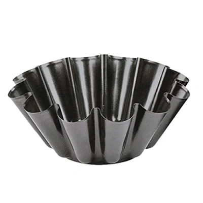 Imagen de LifeStyle Flanera rizada antiadherente de 23 cm diámetro y 10 alto especial para repostería. Molde realizar flanes antiadherente. Moldeador postres con forma ondulada.