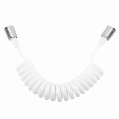 Imagen de Manguera de Ducha Primavera ABS Telescópica Flexible para Agua Plomería el Baño Mano Cabeza Inodoro Bidé Pulverizador Pistola (78.7in, Reino Unido G1/2 &quot;)