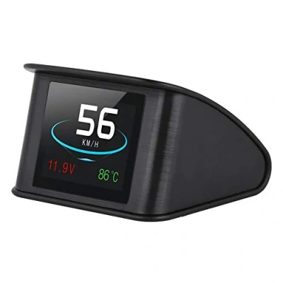 Imagen de KSTE P10 coche universal HUD Head Up Display OBD2 Advertencia Velocidad RPM Consumo de Combustible proyector
